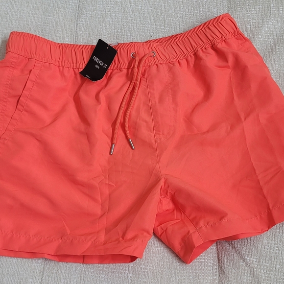 New Forever 21 Coral Board Swim Shorts (XL) - Picture 15 of 16